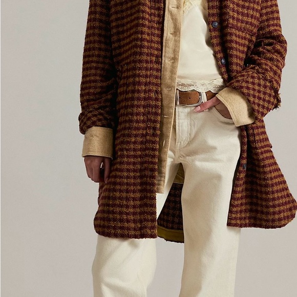 WE THE FREE Free People Houndstooth Coat NWT medium - Picture 7 of 8